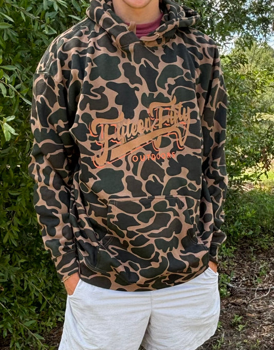 Fifteen Fifty Logo Duck Camo Youth Hoodie