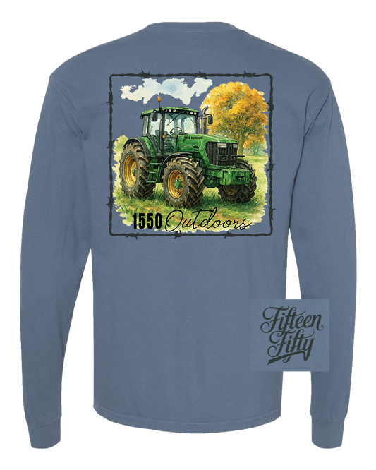 Big Green Tractor LS Tee