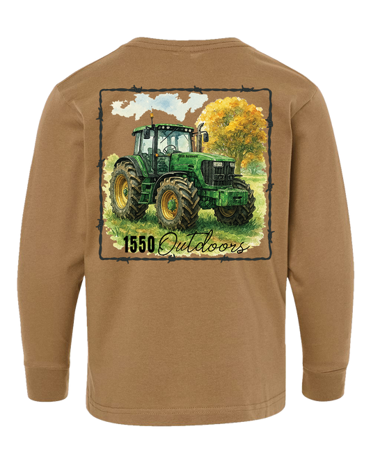 Big Green Tractor LS Toddler Tee