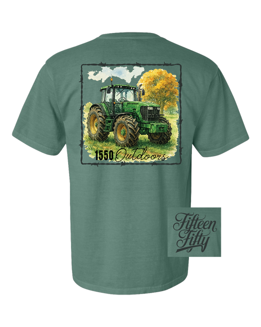Big Green Tractor Pocket Tee