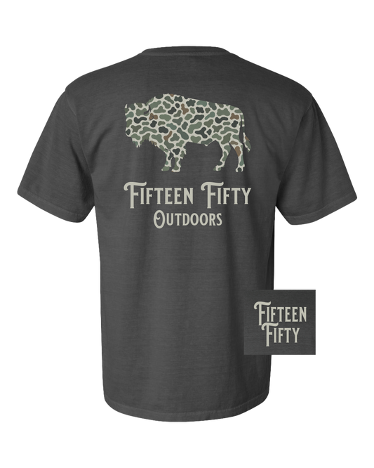 Camo Bison Tee