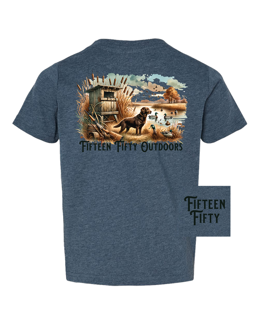 Chocolate Lab Duck Toddler Tee