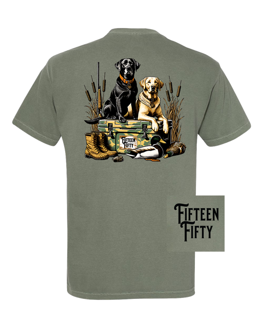 Dogs on Cooler Pocket Tee