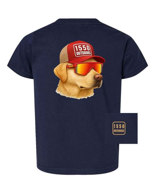 Trucker Hat Dog Toddler Tee