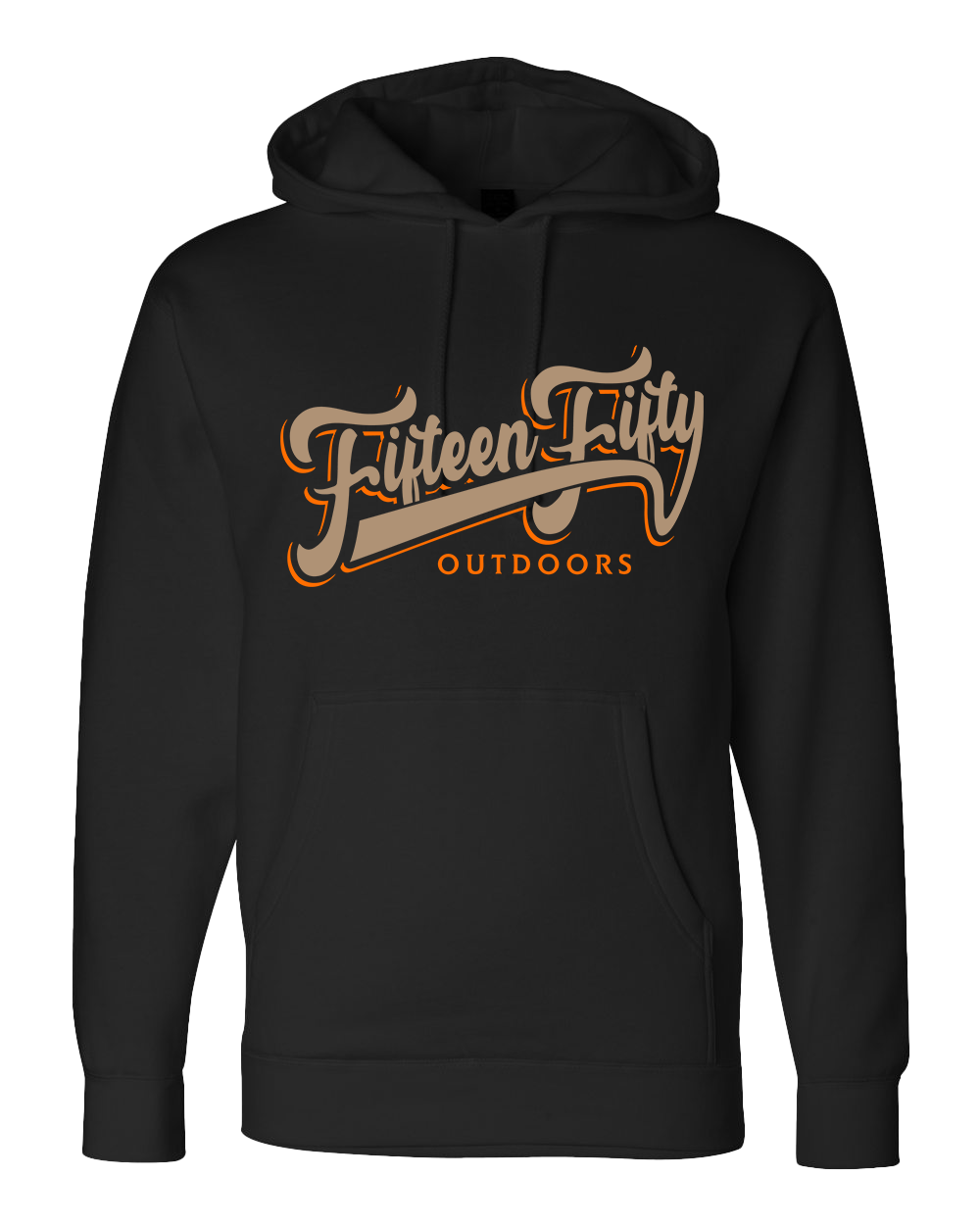 Fifteen Fifty Outdoors Tan Logo Hoodie