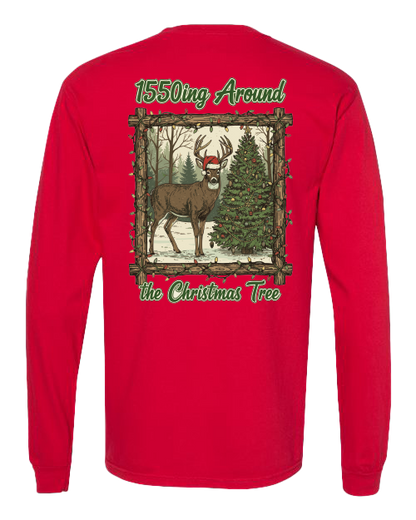 1550ing Around the Christmas Tree LS Tee