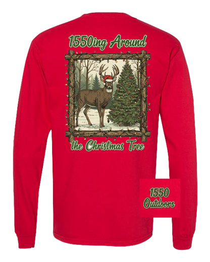 1550ing Around the Christmas Tree LS Tee