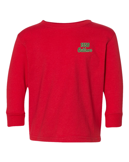 1550ing Around the Christmas Tree LS Toddler Tee