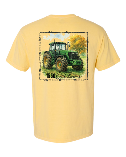 Big Green Tractor Pocket Tee