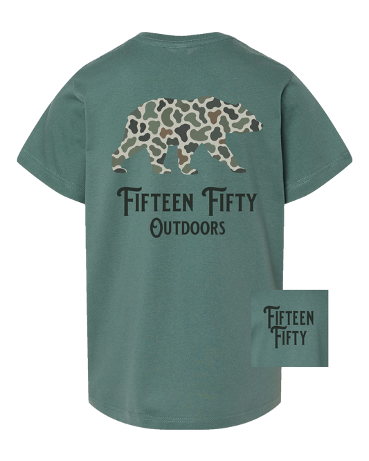 Camo Bear Toddler Tee
