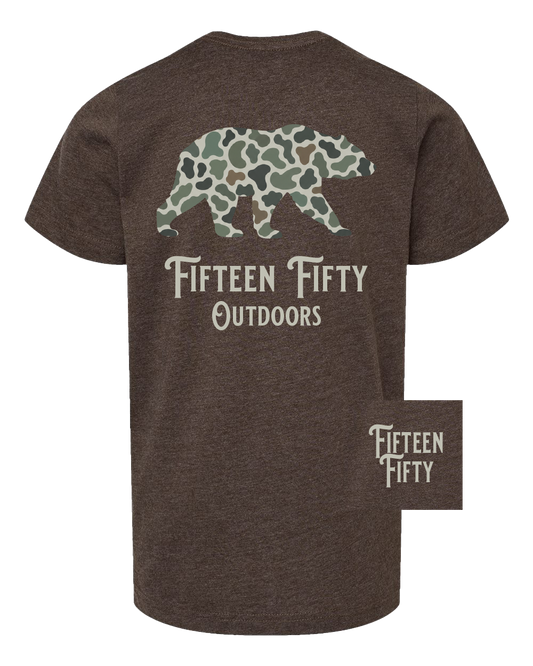 Camo Bear Youth Tee