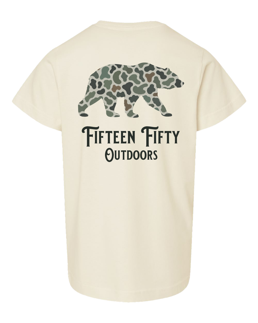 Camo Bear Toddler Tee