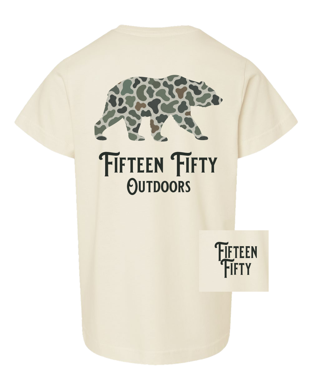 Camo Bear Toddler Tee