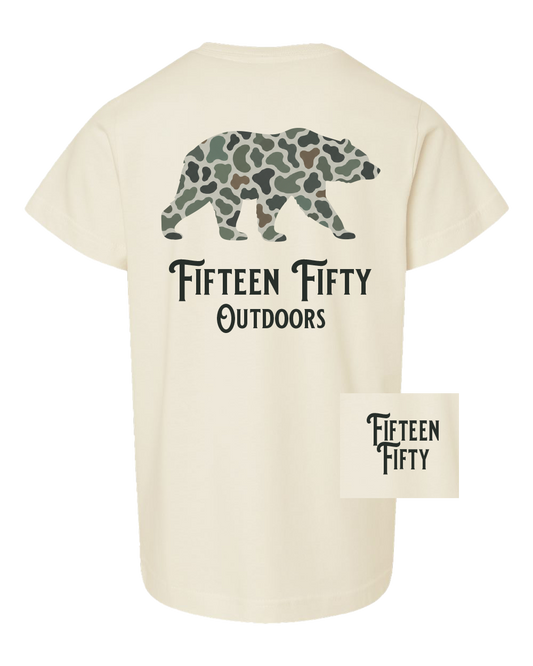 Camo Bear Youth Tee
