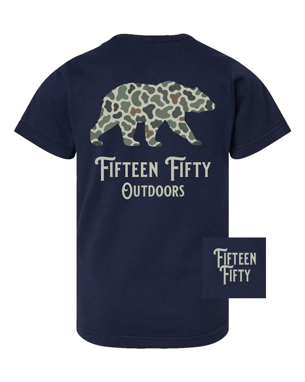 Camo Bear Toddler Tee
