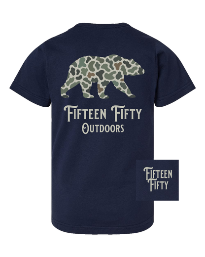 Camo Bear Toddler Tee