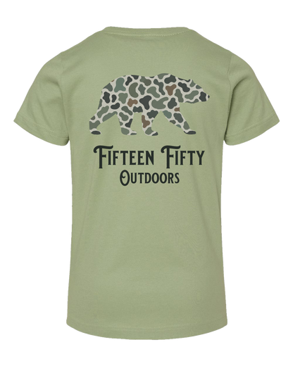 Camo Bear Toddler Tee