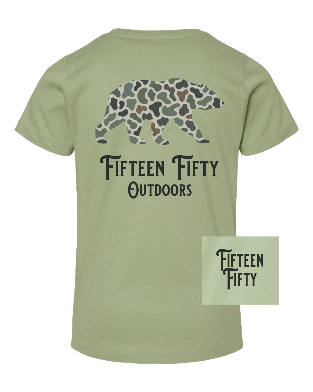 Camo Bear Toddler Tee