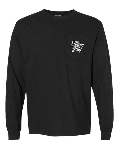 1550 - Long Sleeve Pocket Logo Tee