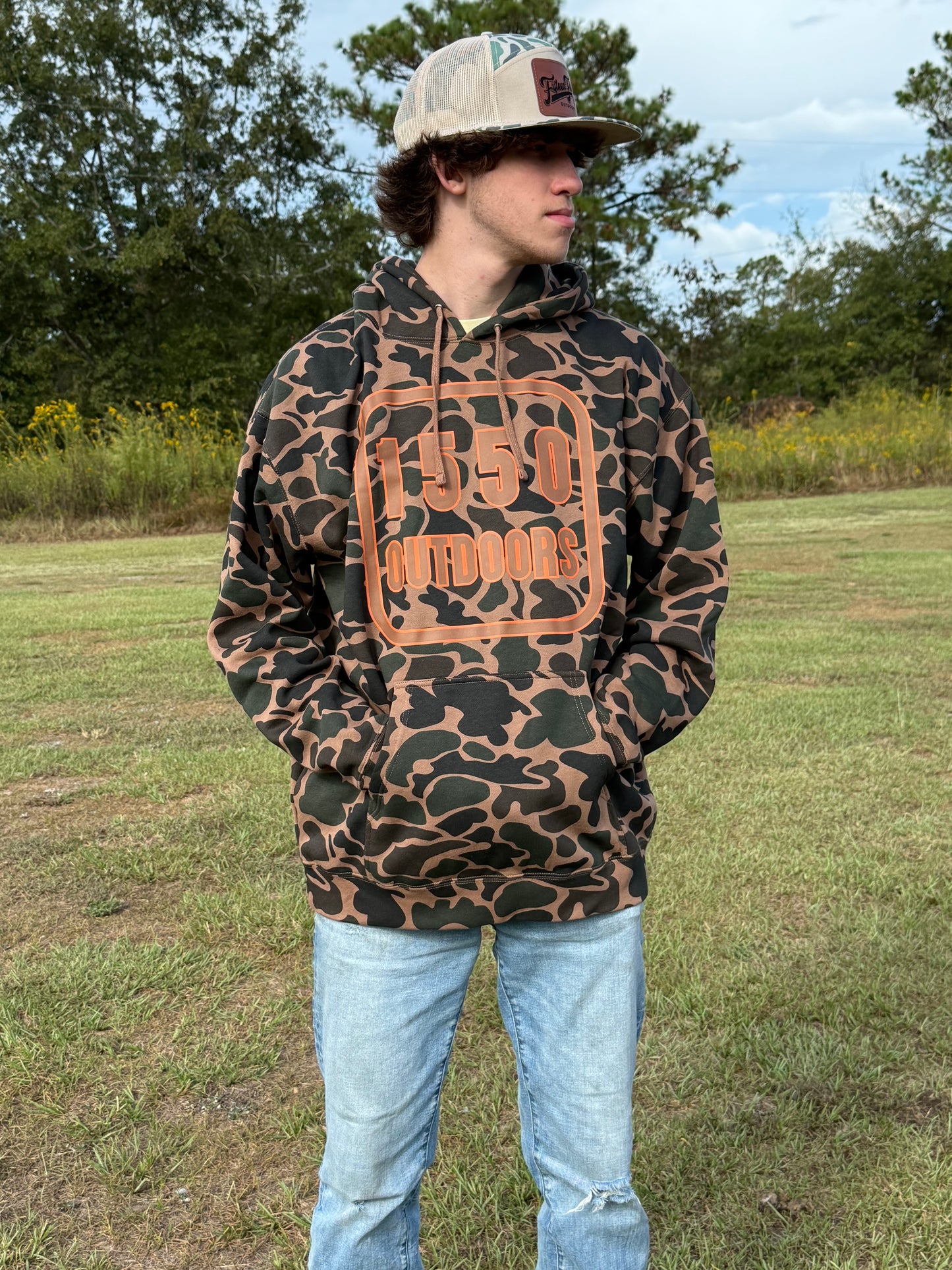 Fifteen Fifty Logo Duck Camo Hoodie