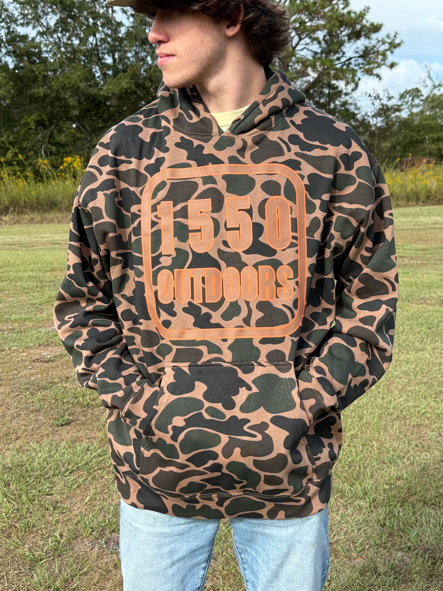 Fifteen Fifty Logo Duck Camo Hoodie