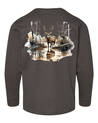 Swamp Deer LS Youth Tee