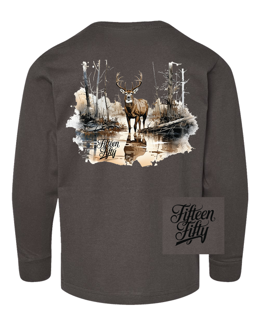 Swamp Deer LS Toddler Tee