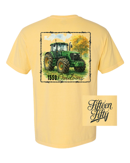 Big Green Tractor Pocket Tee