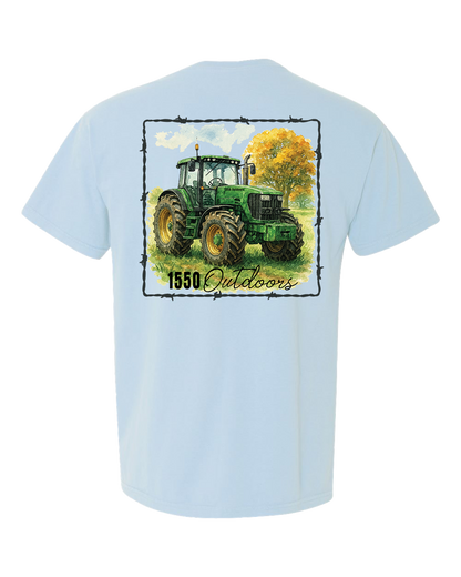 Big Green Tractor Pocket Tee