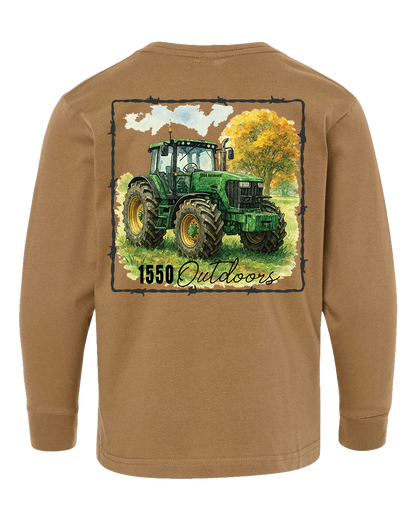 Big Green Tractor LS Youth Tee