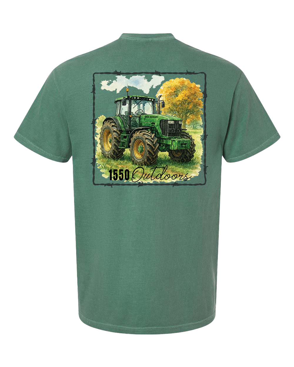 Big Green Tractor Pocket Tee