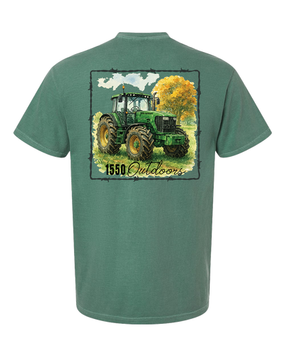 Big Green Tractor Pocket Tee