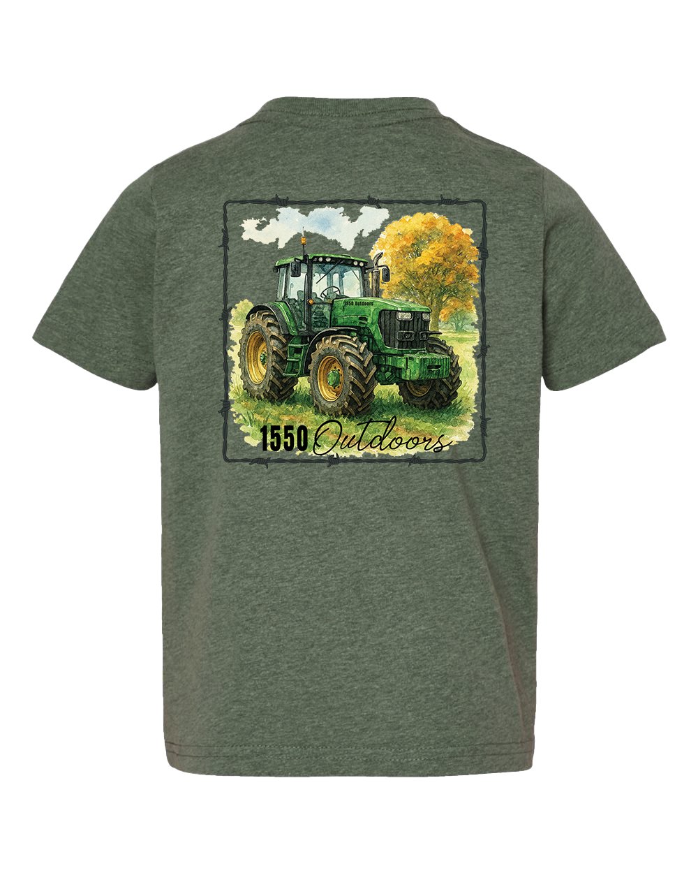 Big Green Tractor Toddler Tee