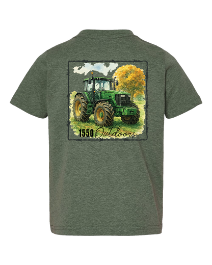 Big Green Tractor Toddler Tee