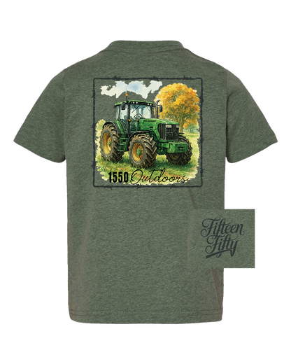 Big Green Tractor Toddler Tee