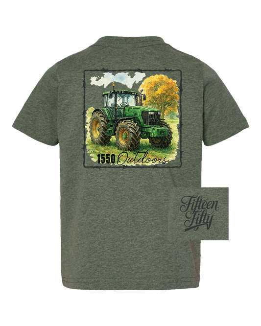 Big Green Tractor Toddler Tee