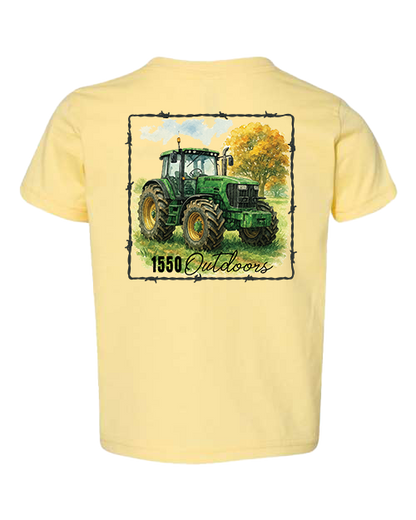 Big Green Tractor Toddler Tee