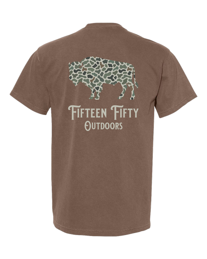 Camo Bison Tee