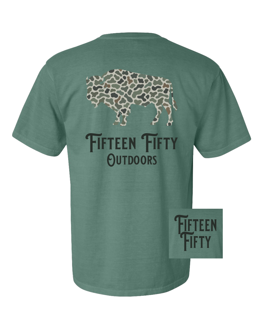 Camo Bison Tee