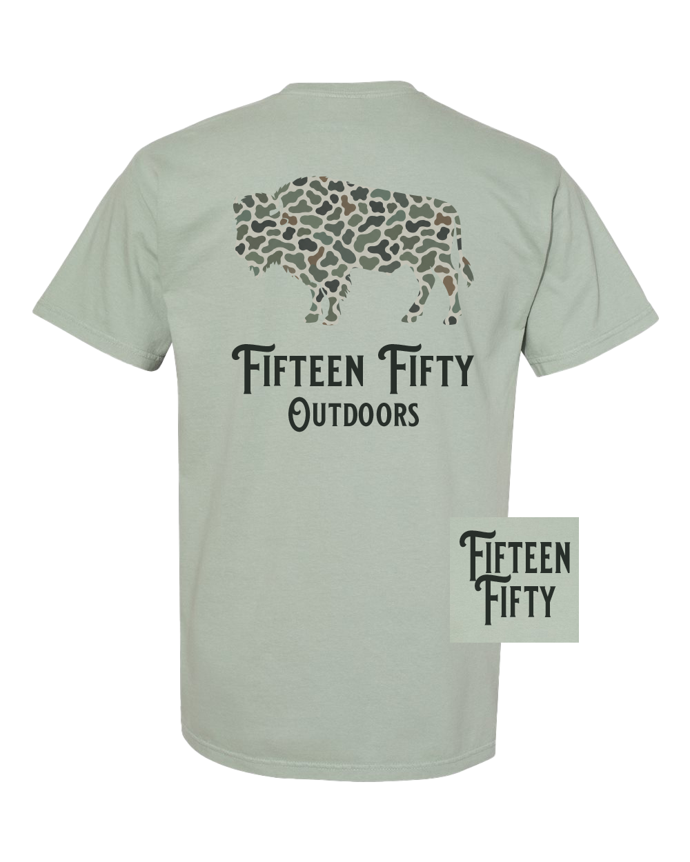 Camo Bison Tee