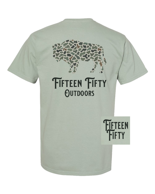 Camo Bison Tee