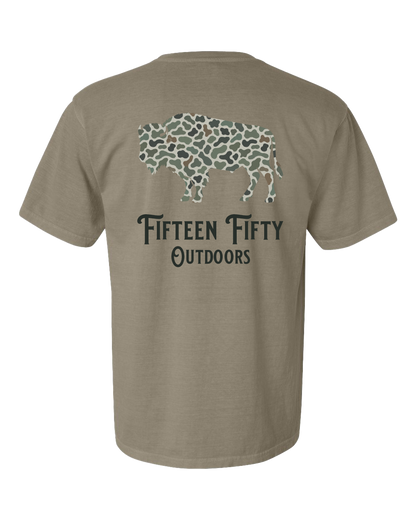 Camo Bison Tee