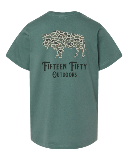 Camo Bison Toddler Tee