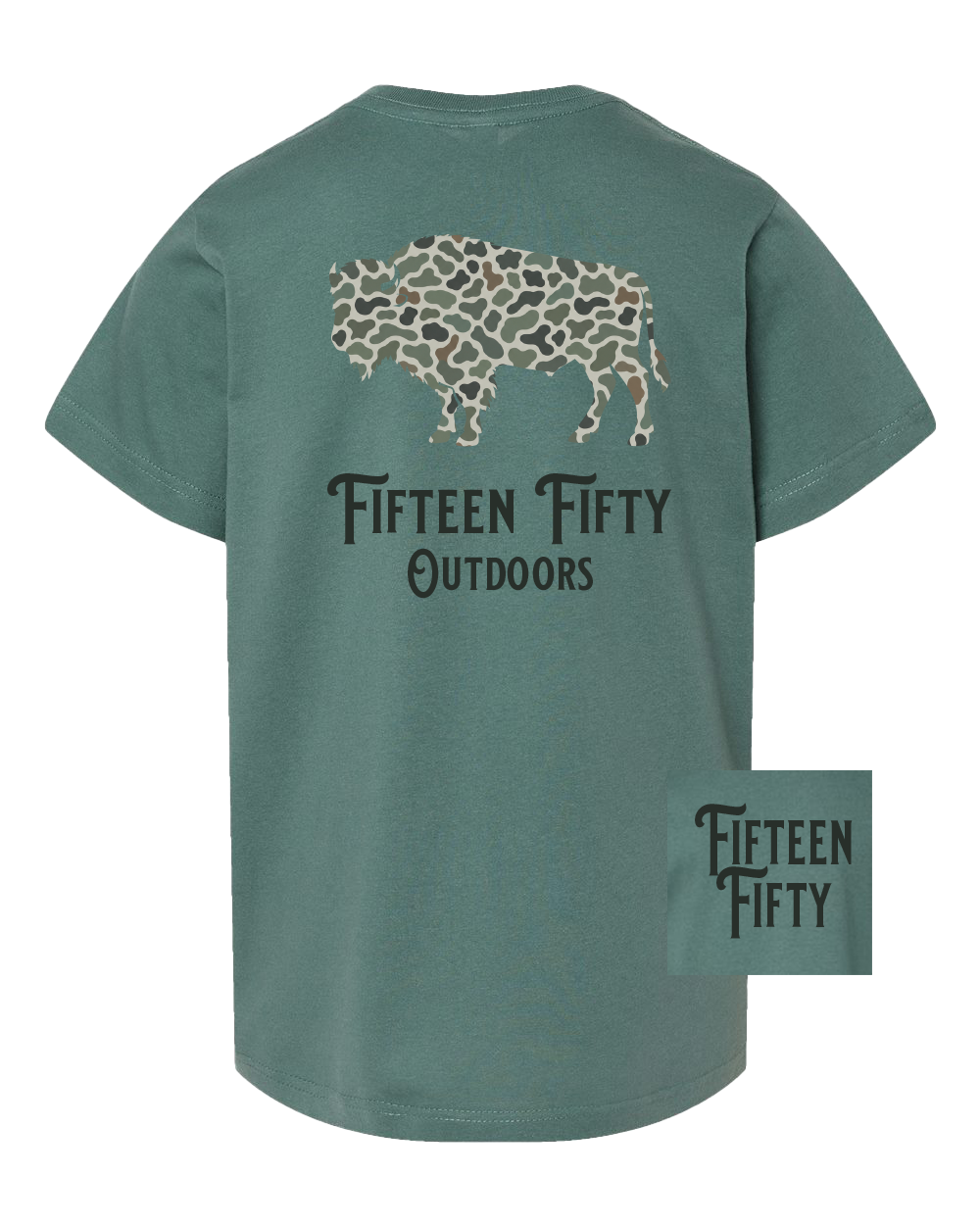 Camo Bison Toddler Tee