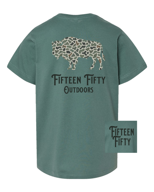 Camo Bison Toddler Tee