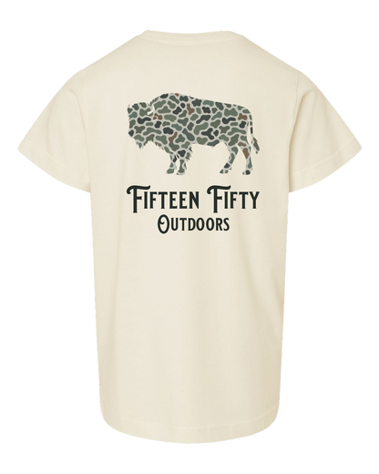 Camo Bison Toddler Tee