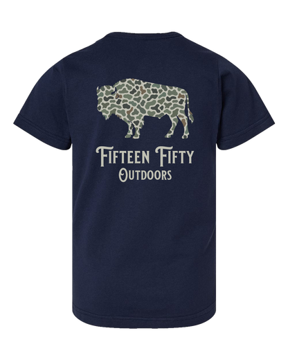 Camo Bison Toddler Tee