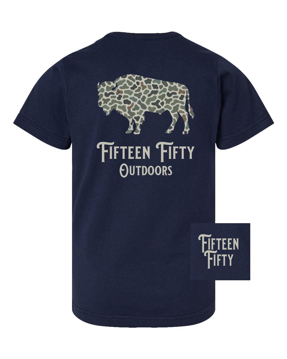 Camo Bison Toddler Tee