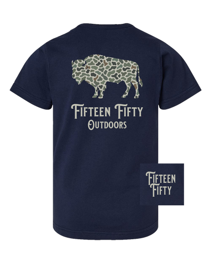Camo Bison Toddler Tee