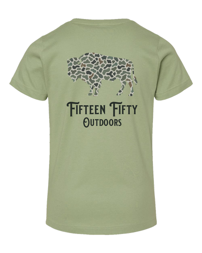Camo Bison Toddler Tee
